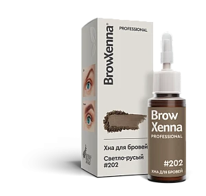 Хна для бровей BrowXenna® (флакон) | Блонд #202 Светло-русый