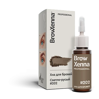 Хна для бровей BrowXenna® (флакон) | Блонд #202 Светло-русый