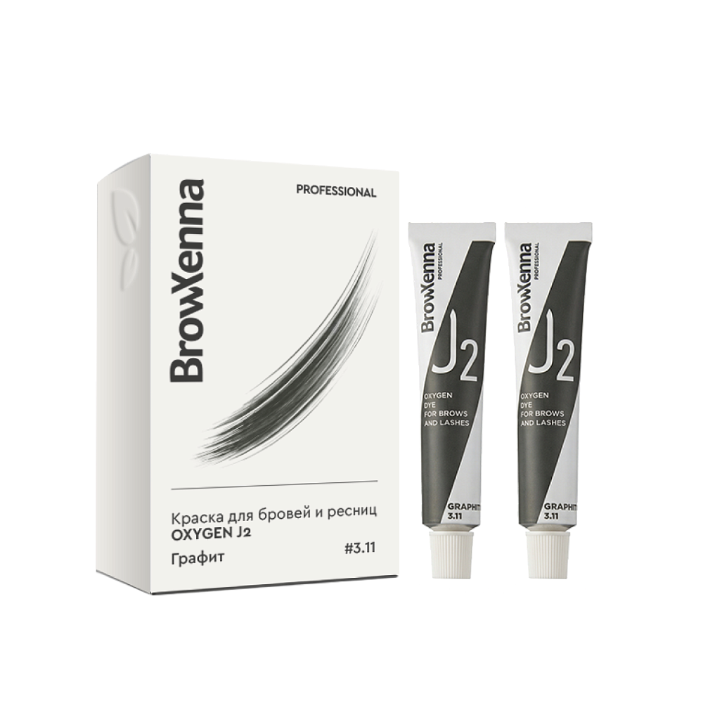 Краска для бровей и ресниц BrowXenna® OXYGEN J2, 2 шт. - детальное фото