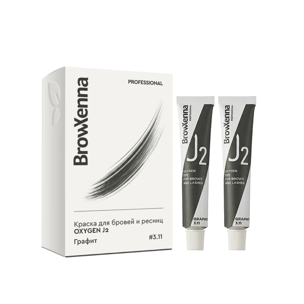 Краска для бровей и ресниц BrowXenna® OXYGEN J2, 2 шт. - детальное фото