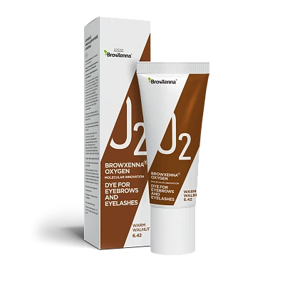 Краска для бровей и ресниц, OXYGEN J2, WARM WALNUT 6.42
