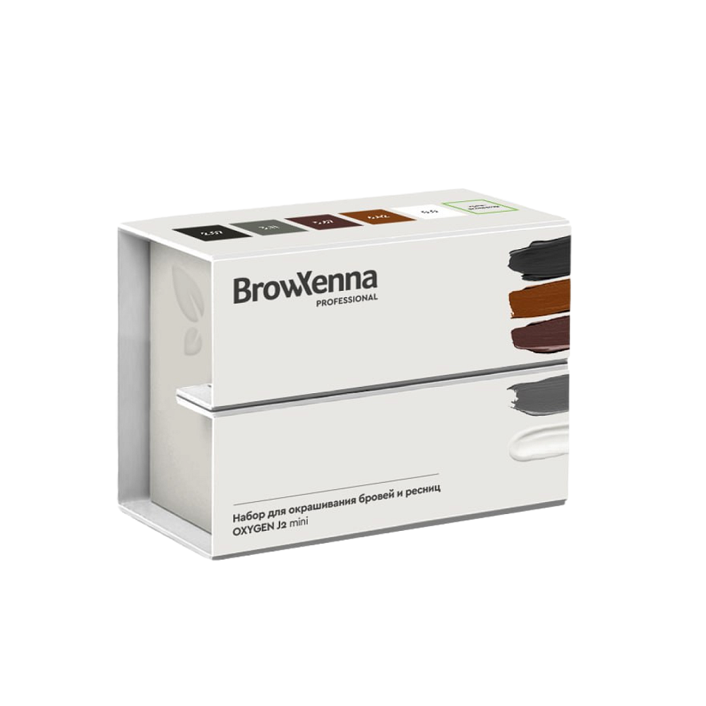 Набор для окрашивания бровей и ресниц  OXYGEN J2 mini, BrowXenna® - детальное фото