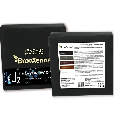 Набор для окрашивания для бровей и ресниц BrowXenna® OXYGEN J2, mini.