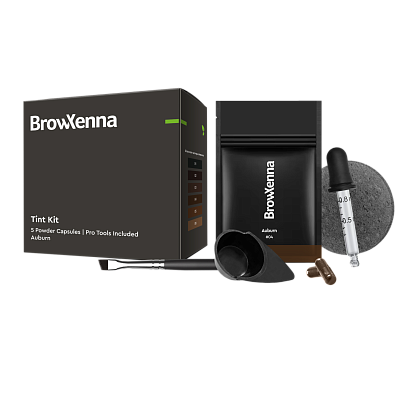 Пигмент в капсулах Tint Kit BrowXenna Auburn (медный) #04