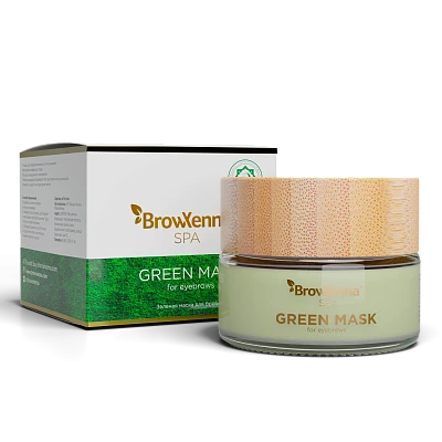 Зеленая маска для бровей BrowXenna®