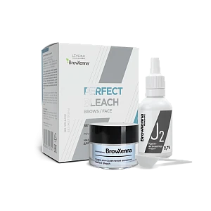 Профессиональный набор средств для осветления волосков Perfect Bleach, BrowXenna®