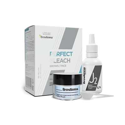 Профессиональный набор средств для осветления волосков Perfect Bleach, BrowXenna®