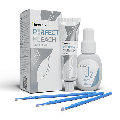 Профессиональный набор крем для осветления бровей Perfect Bleach, BrowXenna®