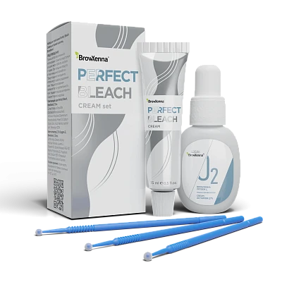 Профессиональный набор крем для осветления бровей Perfect Bleach, BrowXenna®