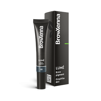 Тинт для бровей гелевый Lume 01, Graphite 15мл