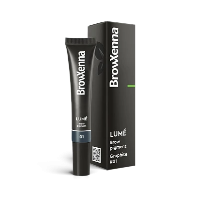 Тинт для бровей гелевый Lume 01, Graphite 15мл