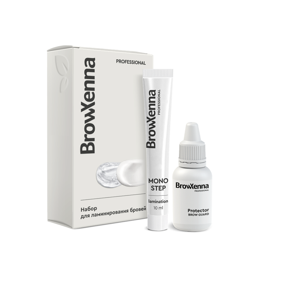 Набор для ламинирования бровей Lami Brow Kit, Mono Step&Protector, BrowXenna® - детальное фото