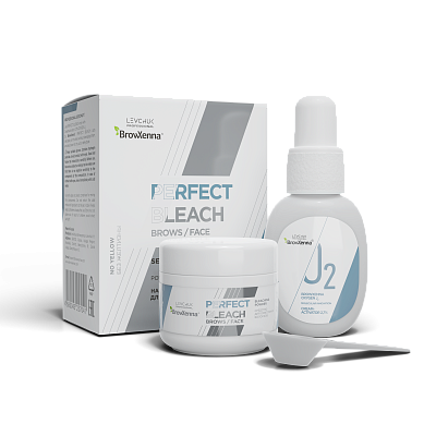 Профессиональный набор средств для осветления волосков Perfect Bleach, BrowXenna®
