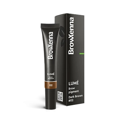 Тинт для бровей гелевый Lume 02, Dark Brown 15мл