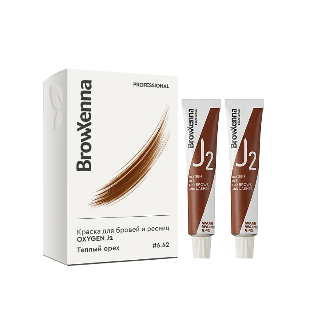 Краска для бровей и ресниц BrowXenna® OXYGEN J2, 2 шт. - детальное фото