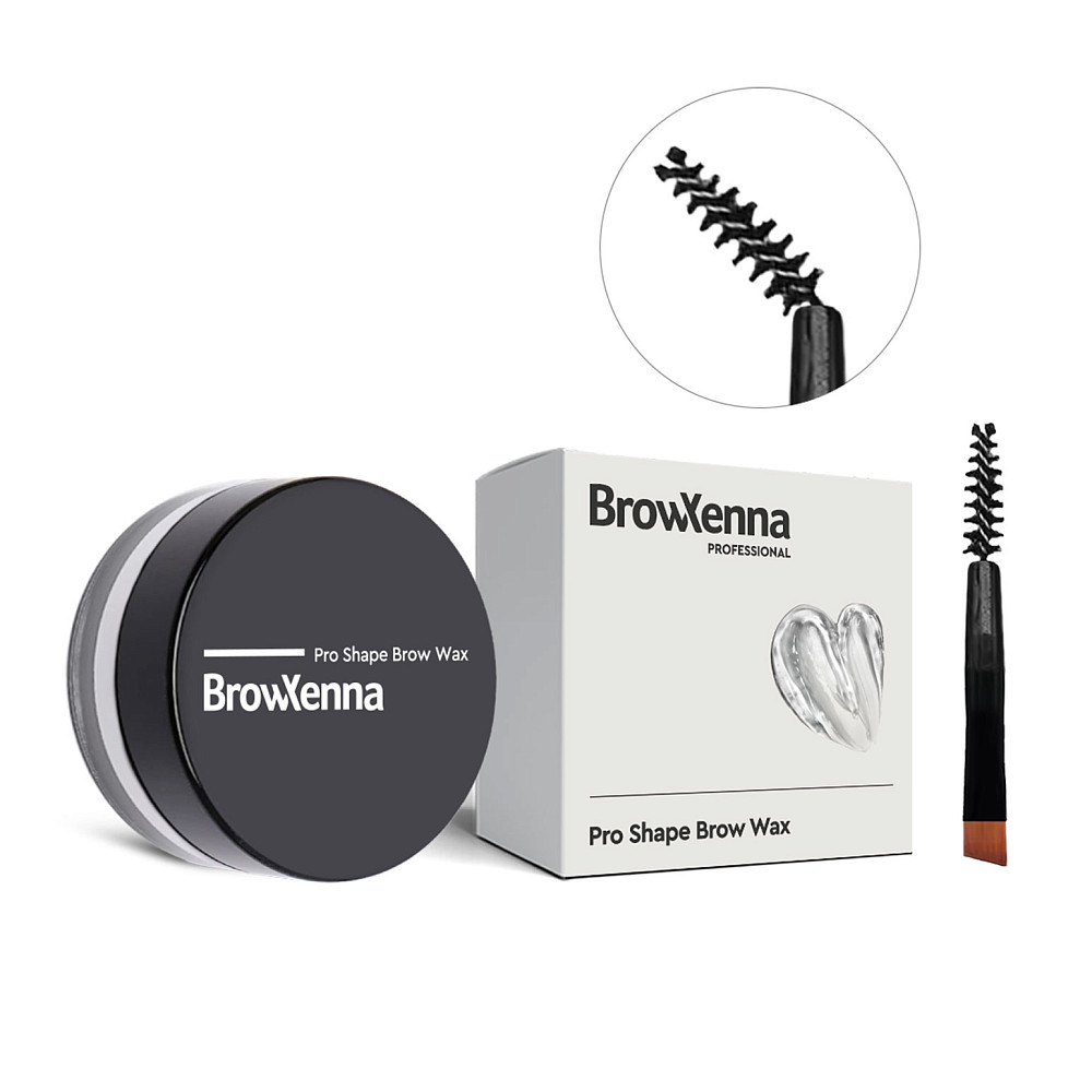 Профессиональный Воск для Моделирования и Формирования Бровей Pro Shape Brow Wax, BrowXenna - детальное фото