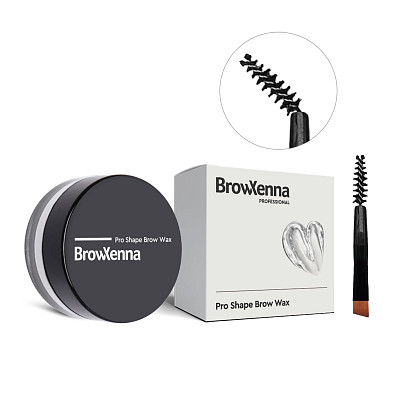 Профессиональный Воск для Моделирования и Формирования Бровей Pro Shape Brow Wax, BrowXenna