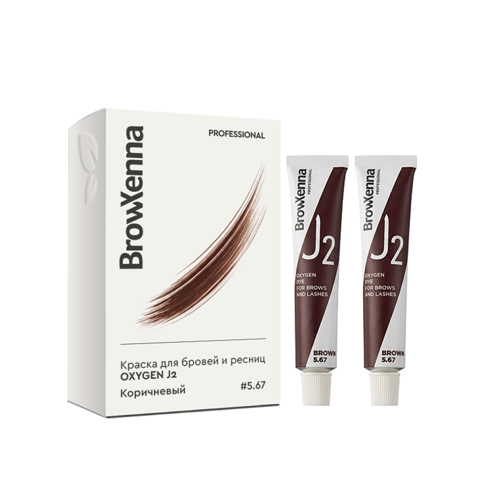 Краска для бровей и ресниц BrowXenna® OXYGEN J2, 2 шт. - детальное фото