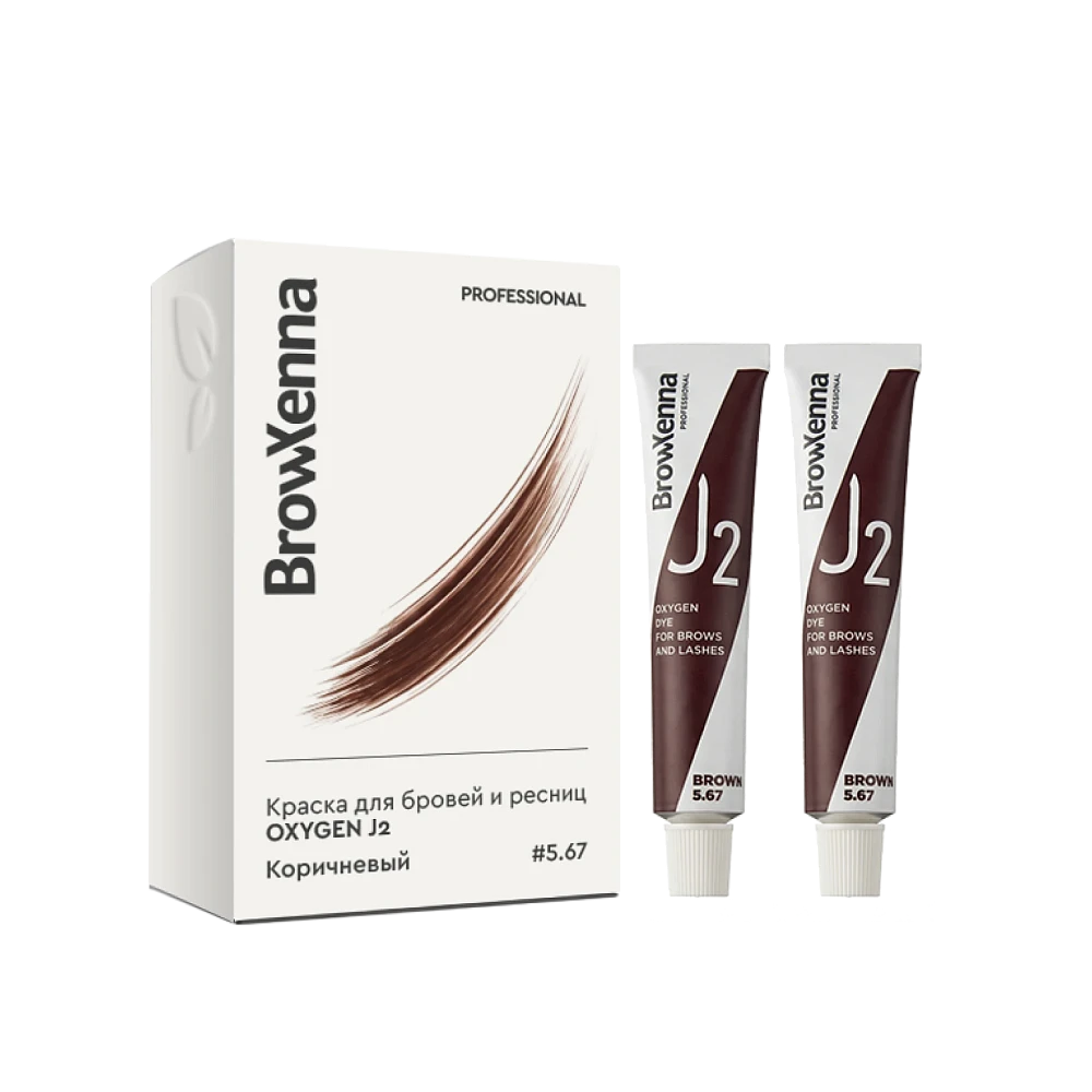 Краска для бровей и ресниц BrowXenna® OXYGEN J2, 2 шт. - детальное фото